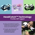 thumbnail image 5 of Cabeau Evolution Kids Travel Neck Pillow with Chin and Head Support, Buttery Soft Fabric, Fun Animal Theme Design, Blue, Puppy, Pack of 1, 5 of 6