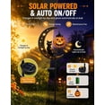 thumbnail image 6 of Solar Halloween Cat & Pumpkin Garden Light, Waterproof LED Moon Stake Decor, Outdoor Yard Light for Patio Lawn Pathway, 6 of 7