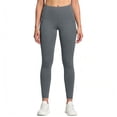 thumbnail image 7 of 3 Pack High Waisted Leggings for Women with Pockets Soft Active Tummy Control Pants for Yoga Running & Daily Wear Dark Gray XL, 7 of 7