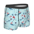 thumbnail image 3 of Naloa Sailboats Anchors Print Mens Underwear - Boxers for Men, Classic Briefs for Men, 3 of 9