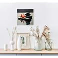 thumbnail image 3 of JEUXUS Canvas Prints Wall Art For Home and Office Wall Decoration Zen Spa Stones Canvas Artwork Print Painting Picture Black Stone Modern Abstract Wall Art for Living Room Bedroom 16x16in, 3 of 4