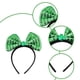 thumbnail image 4 of Headband St. Patrick’s Irish Green Party Decor, St. Patrick’s Day Accessories, Green Irish Headband, Festive Party Decor, St. Patrick’s Celebration Gear, Adjustable Foldable Design, Fabric, 4 of 9