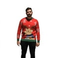 thumbnail image 1 of Reindeer Sweater With a Pompom Men's Ugly Christmas Sweater, 1 of 4
