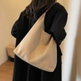 thumbnail image 2 of Women Suede Shoulder Bag Fall Winter Fashion Crossbody Purse Handbag Tote, 2 of 6