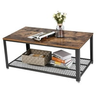 Coffee Tables Product Image Vintage Coffee Table Tail With Storage Shelf For Living Room Wood Look Accent