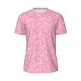 thumbnail image 5 of Wukai Breast Cancer Awareness Print Men's Short-Sleeved Mesh T-Shirt,Quick-Dry Short Sleeve Workout T-Shirt-Medium, 5 of 8