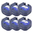 thumbnail image 3 of 6Pcs Letra Tag Refills Tapes Maker for 91331 4M x 12mm Printer, 3 of 5