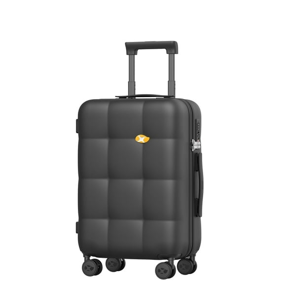 MGB Hardside 20“ Carry On Luggage with Spinner Wheels & Built-in TSA Lock, Durable Suitcase Rolling Luggage with Scratch-Resistant Surface, Carry-On 20-Inch Black