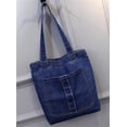 thumbnail image 2 of CoCopeaunt Women's Fashion Denim Shoulder Bag Large Hobo Retro Top Handle Bag Satchel, 2 of 5