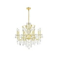 thumbnail image 4 of 2015 St. Francis Collection Chandelier D:26in H:23in Lt:8 Gold Finish (Royal Cut Crystals), 4 of 7