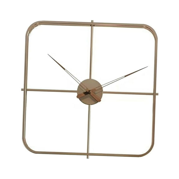 Metal Wall Clock Silent Non Ticking Large Industrial Retro Style Iron Frame Decorative Clock Hanging Clock for Home Cafe Study Office Decor