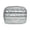 Silver, variant on Quilted Puffy Travel Makeup Bag, Waterproof Large Capacity Cosmetic Pouch with Compartments, Multifunctional Toiletry Organizer for Women
