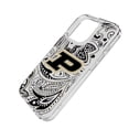 thumbnail image 2 of Purdue Boilermakers iPhone Paisley Design Clear Case, 2 of 7