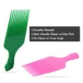 thumbnail image 5 of Peine para el cabello, púas para el cabello afro, púas afro de plástico para mujeres y hombres, púas para el cabello rizado, juego de arcoíris, 5 of 5