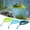 3 Pack丨ABC, variant on zhonghuaying 1 Pack Leaf Shaped Floating Rest Platform with Suction Cup Base, Aquatic Pet Basking Stand for Aquarium Tank Climbing Resting Habitat Setup Aquatic Container Accessories A