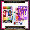 thumbnail image 2 of Cuaderno de bocetos de moda Horizon Group USA Rainbow High Kids, 2 of 8