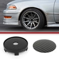 thumbnail image 2 of Unique Bargains 60mm 2.36" Carbon Fiber Pattern Black Wheel Hub Center Caps Wheel Hub Caps Cover Protectors, 2 of 6