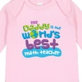 thumbnail image 4 of Inktastic My Daddy is the World’s Best Math Teacher Boys or Girls Long Sleeve Baby Bodysuit, 4 of 5