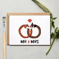 thumbnail image 3 of Mr And Mrs Card - Love Anniversary Card - Wedding Greeting Card - Dachshund Card - Dachshund Wedding Card - Dachshund Engagement Card, 5 x 7 inches$$Office, 3 of 8