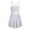 White, variant on ZDHoor Kids Girls Glittery Lyrical Ballet Dance Dress Gymnastic Latin Performance Dress Navy Blue 10