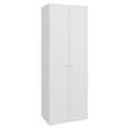 thumbnail image 6 of Bedroom Dressers Home 2 Door Closet System, Four Fixed Shelves, Compact Wardrobe for Bedroom Organization, Laundry Room Organization, Utility Room Organization, Freestanding Storage Furniture, White,, 6 of 8