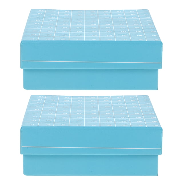 Shisuyan 2pcs Centrifuge Tube Container Freezer Microcentrifuge Tube Storage Holder Container Microcentrifuge Tube Storage Box For Freezer