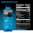 thumbnail image 2 of 2X-Powerade Blue Mountain Berry Blast Electrolyte & Vitamin Sports Drink - 20 fl oz, 2 of 5