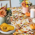thumbnail image 4 of Orange Pumpkins Fall Table Runner, Autumn Thanksgiving Kitchen Dining Table Decoration for Home Party Decor 13x48 Inches, 4 of 9