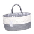 thumbnail image 2 of Shelf Storage Basket Simple Beautiful Cotton Rope Woven Baby  Basket Toy Storage Basket Fabric Storage Box, 2 of 8