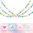 thumbnail image 3 of RUseeN 3pcs Pastel Pom Pom Garland, Pompom Garland for Classroom Pastel Ball Garlands Nursery Pompom Ball Garland for Easter Party Bedroom Nursery Decor, 3 of 7