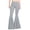 Grey, variant on Lroveb Flare Yoga Pants for Women, High Waisted Athletic Workout Pants, Ladies Solid Color Slim Fit Stretch Casual Flared Pants Trousers Black