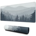 thumbnail image 1 of Captivating Forest Pattern Large Mouse Mat - XXL Desk Pad with Non-Slip Rubber Mice Pads & Stitched Edges for Enhanced Precision - 31.5 x 11.8 Inches, 1 of 7