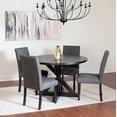 thumbnail image 4 of 5 Piece/Set ,Durable,With A Stable and Stylish Cross Base,The Base of The Table Is Made of Sturdy Rubber Wood Structure,Need Some Assembly,Cross-Back Dining Table with 4 Stylish Chairs, 4 of 5