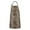Brown And Black-1, variant on Brown and Black Leopard Print Apron-Garden Aprons for Women with Pockets-Cotton Linen Waterproof Kitchen Cooking Gardening Aprons Adjustable for Kitchen,Cooking,BBQ and Salon 33x27 Inch