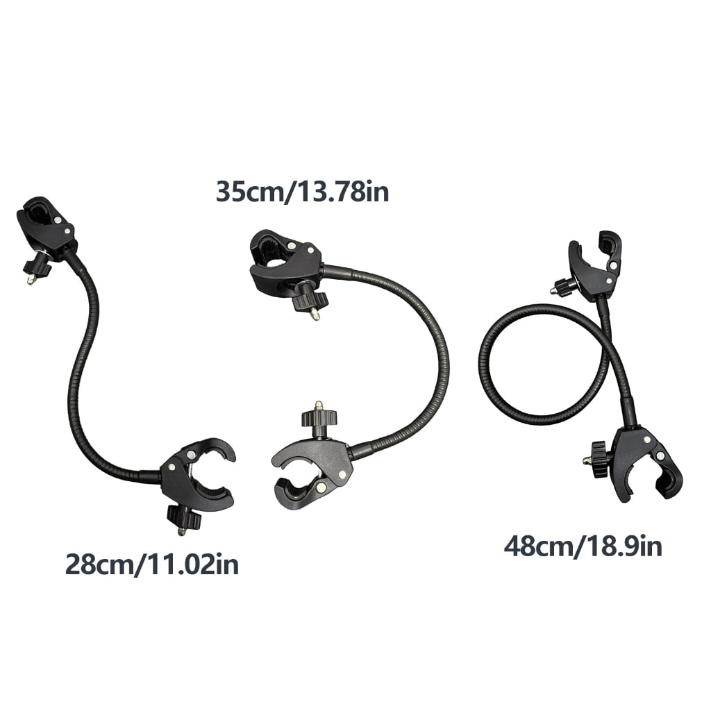 Adjustable Microphone Holder Clamp Gooseneck Arm Clip for Music Recording Equipment and Live Broadcast Accessories