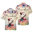 thumbnail image 3 of Freedom Maltese on Independence Day 4th of July Hawaiian Shirt Breathable Summer Unisex Merch Maltese Dog Lover Gifts Idea - 01005, 3 of 6