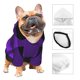 thumbnail image 3 of Fotbe Purple Buffalo Plaid Sudadera con Estampado para Perros Pequeños – Suéter con Capucha para Mascotas, Tela Suave de Forro Polar con Bolsillo-Small, 3 of 7