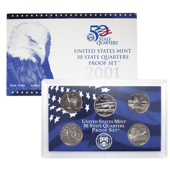 2001-S U.S. Clad State Quarters Proof Set