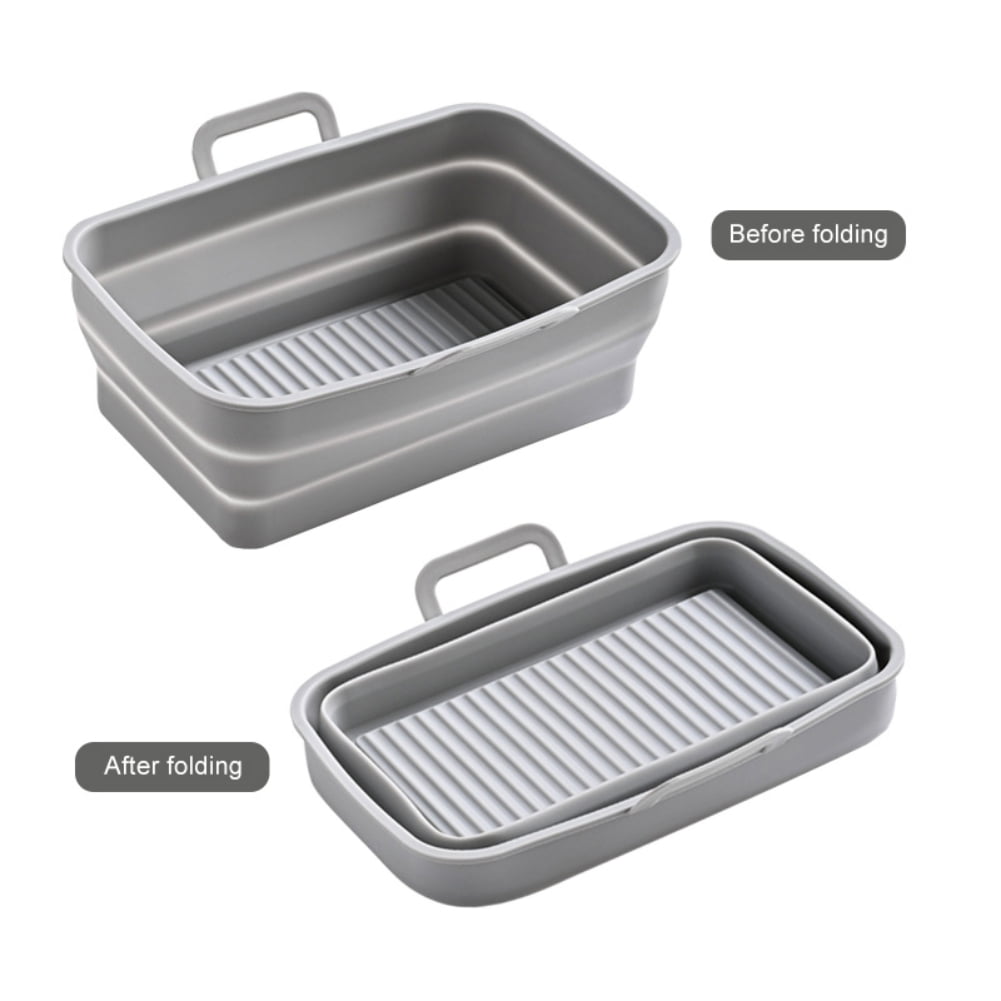 Silicone Air Fryer Liner Foldable Pet Baking Pan Silicone - Temu
