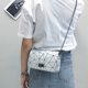 thumbnail image 3 of Sywqhk Bolsos De Cadena De Bolso De Mensajero Con Estampado Geométrico De Cuero Retro Para Mujer (Plata) Sywqhk Para estrenar, 3 of 6