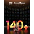 thumbnail image 3 of Govee Christmas Sparkle String Lights 99ft, RGBWIC String Lights with 375 Bullet-Head LEDs, App-Controlled, 140+ Scene Modes, Shape Mapping, Music Sync, Works with Alexa, Indoor Holiday Decorations, 3 of 5
