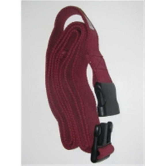 OmSutra OM133006-Burgundy Yoga Strap Pinch - Quick R - 6 inch