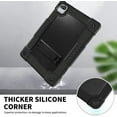 thumbnail image 3 of Kebiory Kids Friendly Shockproof Shoulder Strap Rugged Shell for Moderness 10.1 Tablet MB1001/CZZ /Okaysea 10.1 Tablet/HAPPYBE/ANYLAKE/Freeski OLEXEX Bestski/Velorim/ZZB 10 Inch Tablet(Black+Black), 3 of 6