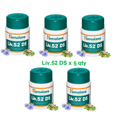 Liv 52 DS LiverCare 5 Bottles Liver Repair Vitamins Himalaya Herbal