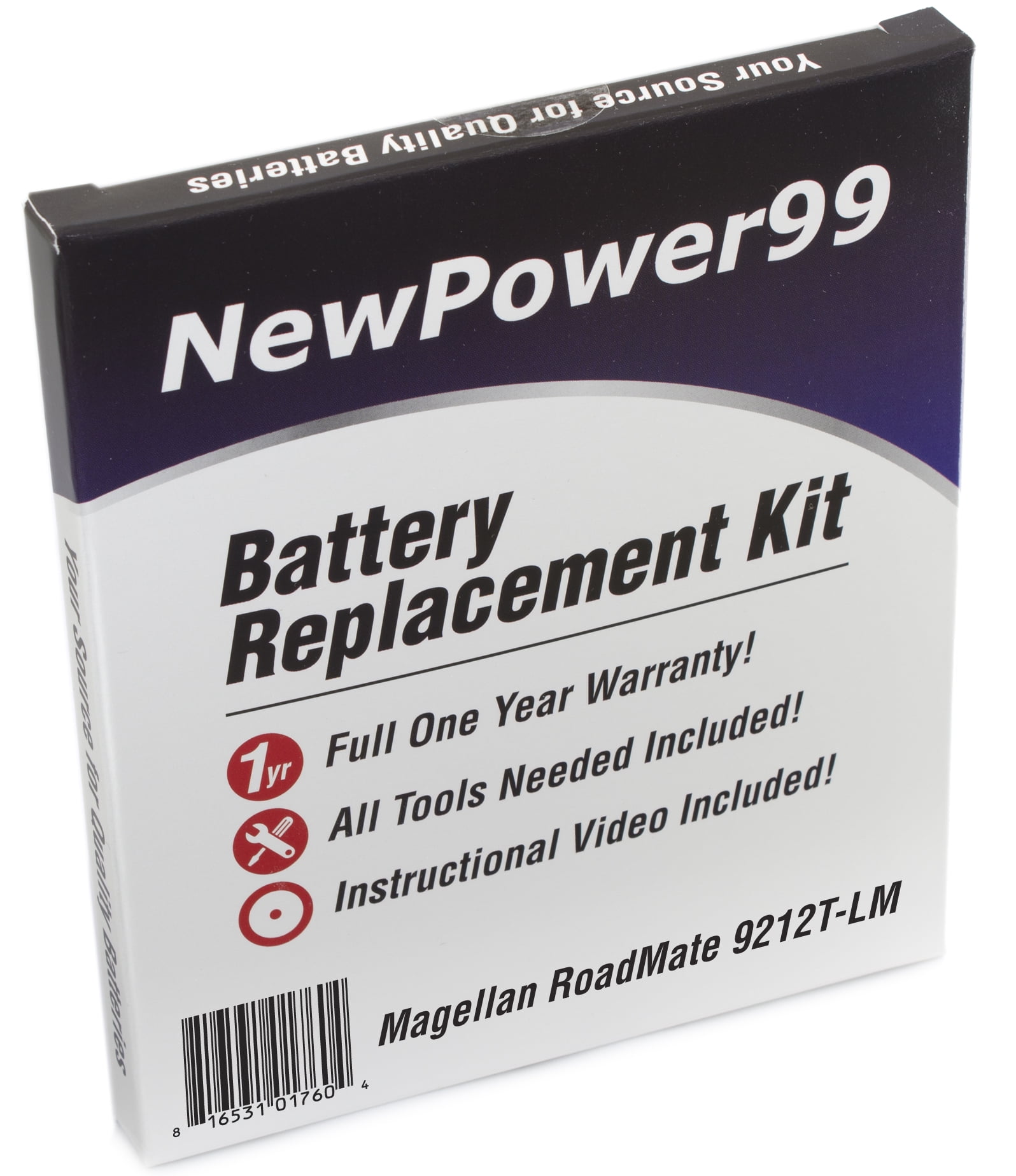 Magellan RoadMate 9212TLM Battery Replacement Kit with Tools, Video