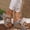 Gray, variant on ATENAR Women Sandals Beach Fashion Sandals for Women Solid Color Womens Shoes Beige 8.5