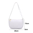 thumbnail image 2 of Bolsos de hombro para mujer Bolso pequeño Bolso eleganteblanco, 2 of 5