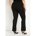 thumbnail image 4 of ELOQUII Women's Plus Size The Ultimate Stretch Flare Leg Pant, 4 of 6