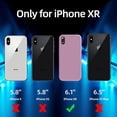 thumbnail image 6 of [3 in 1 for iPhone Xr Case, with 2 Pack Screen Protector, Liquid Silicone Slim Shockproof Protective Phone Case 6.1 inch [Microfiber Lining] (Lilac Purple)…, 6 of 6