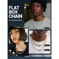 thumbnail image 3 of PROSTEEL 14K Gold Plated Chain for Men Women Stainless Steel Round Link Chain Necklaces 6mm Non-tarnish Hypoallergenic Birthday Valentines Day Jewelry Gift 30 Inch, 3 of 8